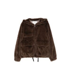 Tela Brown Jackets - Faux Fur & Shearling Jackets Women